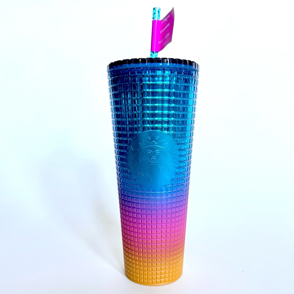 STARBUCKS X TIM SINGLETON 24oz TUMBLER LIMITED EDITION BEST MOST GAY PRIDE!